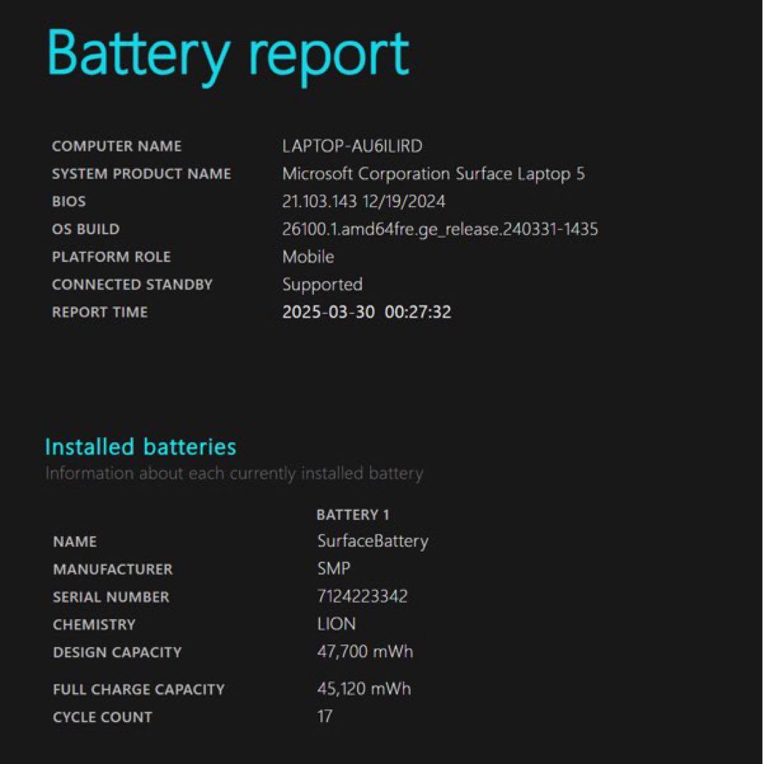 Microsoft Surface Laptop 5 セージ 13.5インチ