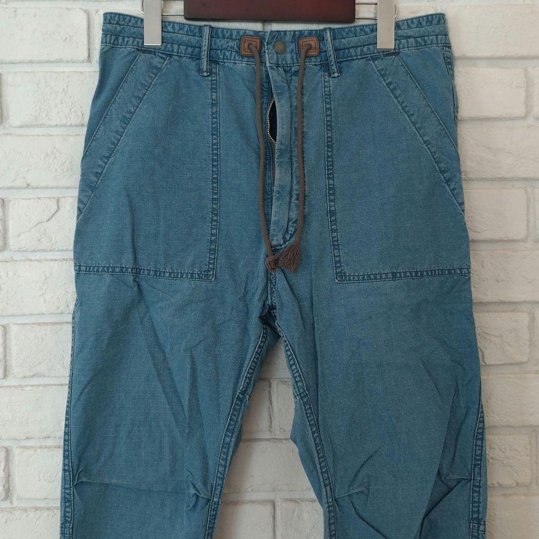 【美品】RRL INDIGO COTTON FLIGHT PANTS
