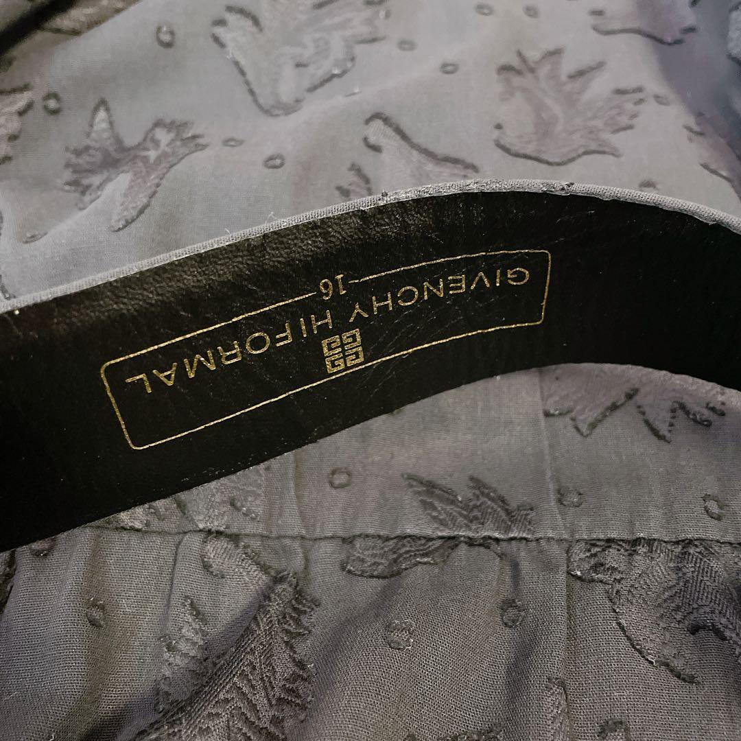 美品　ジバンシー　大きいサイズ　エンブロイダリー　ベルト付ワンピース　黒