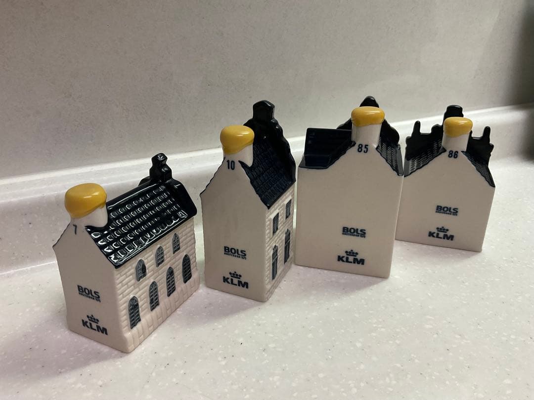 未開封KLM BOLS デルフトハウス 4点セット No.7 10 85 86