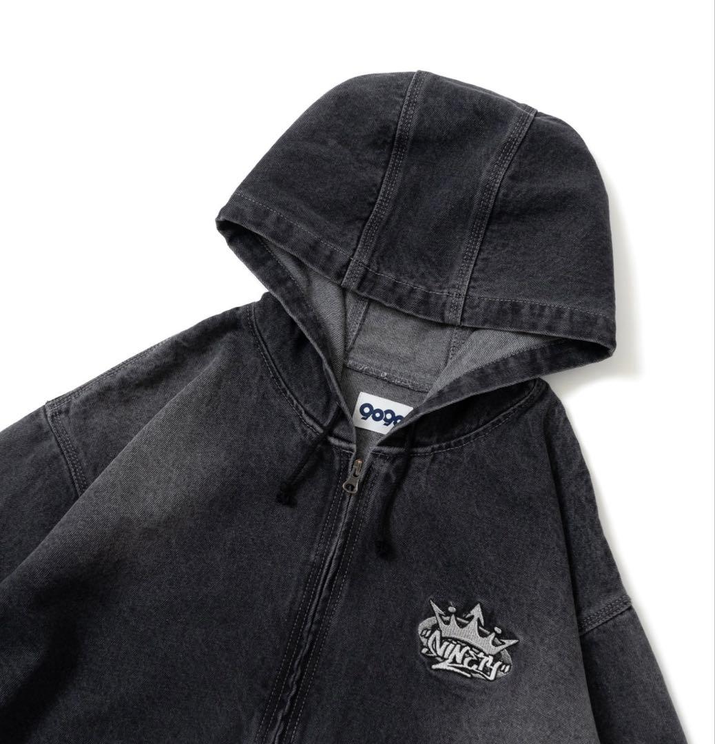King Logo Vintage Denim Hoodie 新品未使用