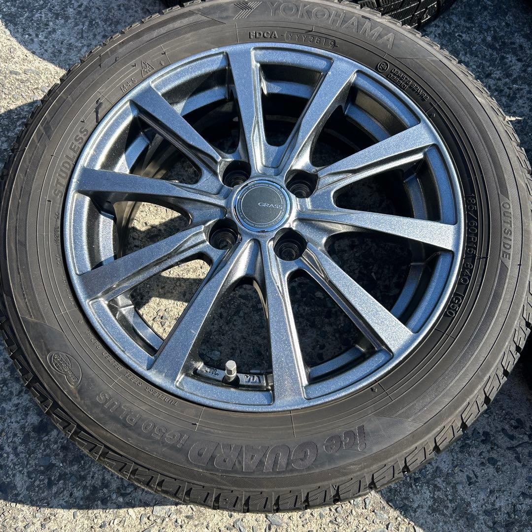 YOKOHAMA ig50スタッドレス 185/60R15 15インチ　アクア