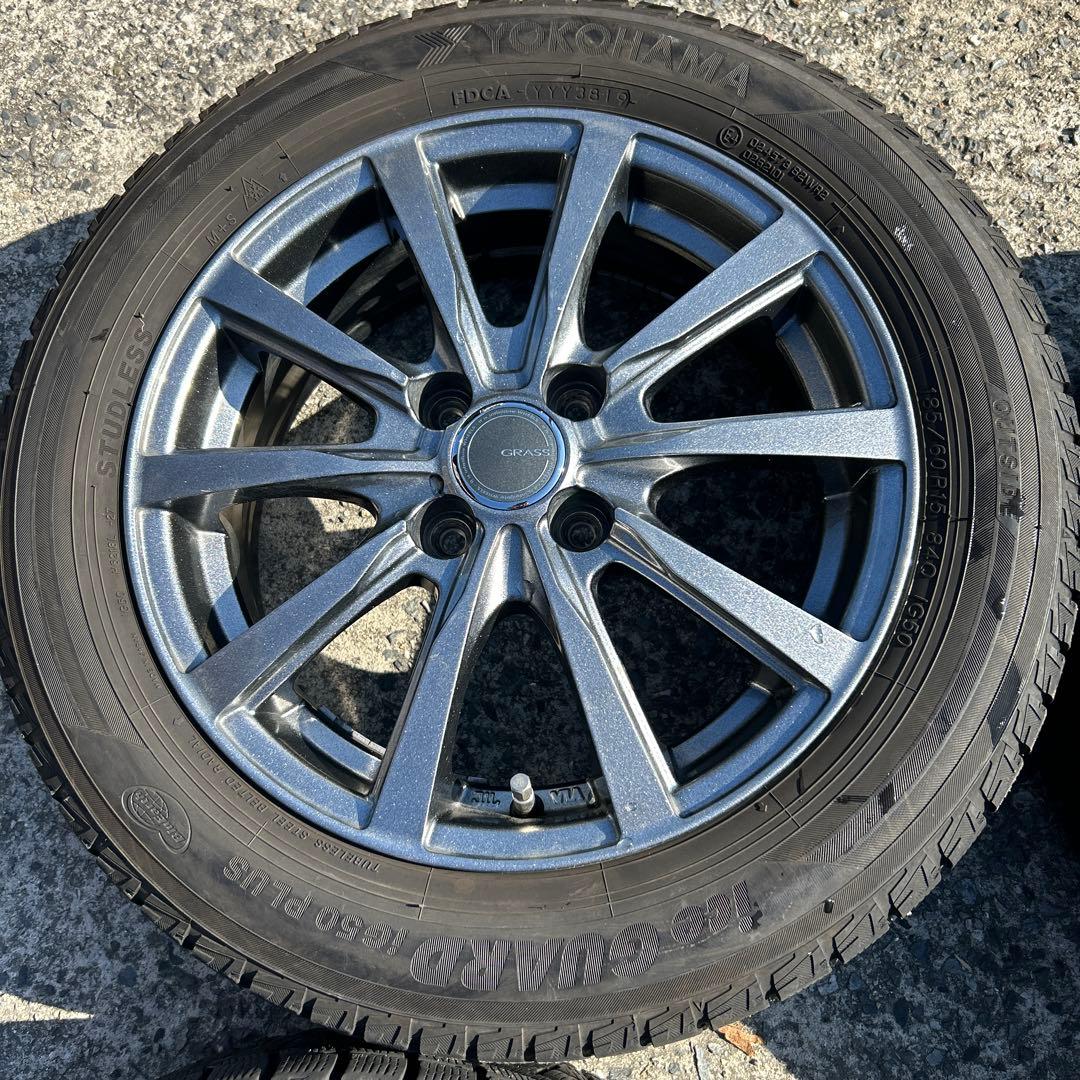 YOKOHAMA ig50スタッドレス 185/60R15 15インチ　アクア