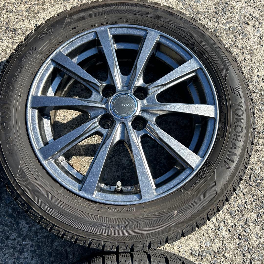 YOKOHAMA ig50スタッドレス 185/60R15 15インチ　アクア
