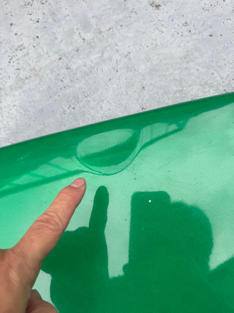 7'サーフボードミッドレングスミツサーフグリーントライフィン Mitsu サーフ