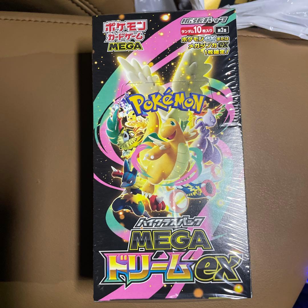 新品未開封 ポケモンカードゲーム MEGAドリームex 1BOX シュリンク付き