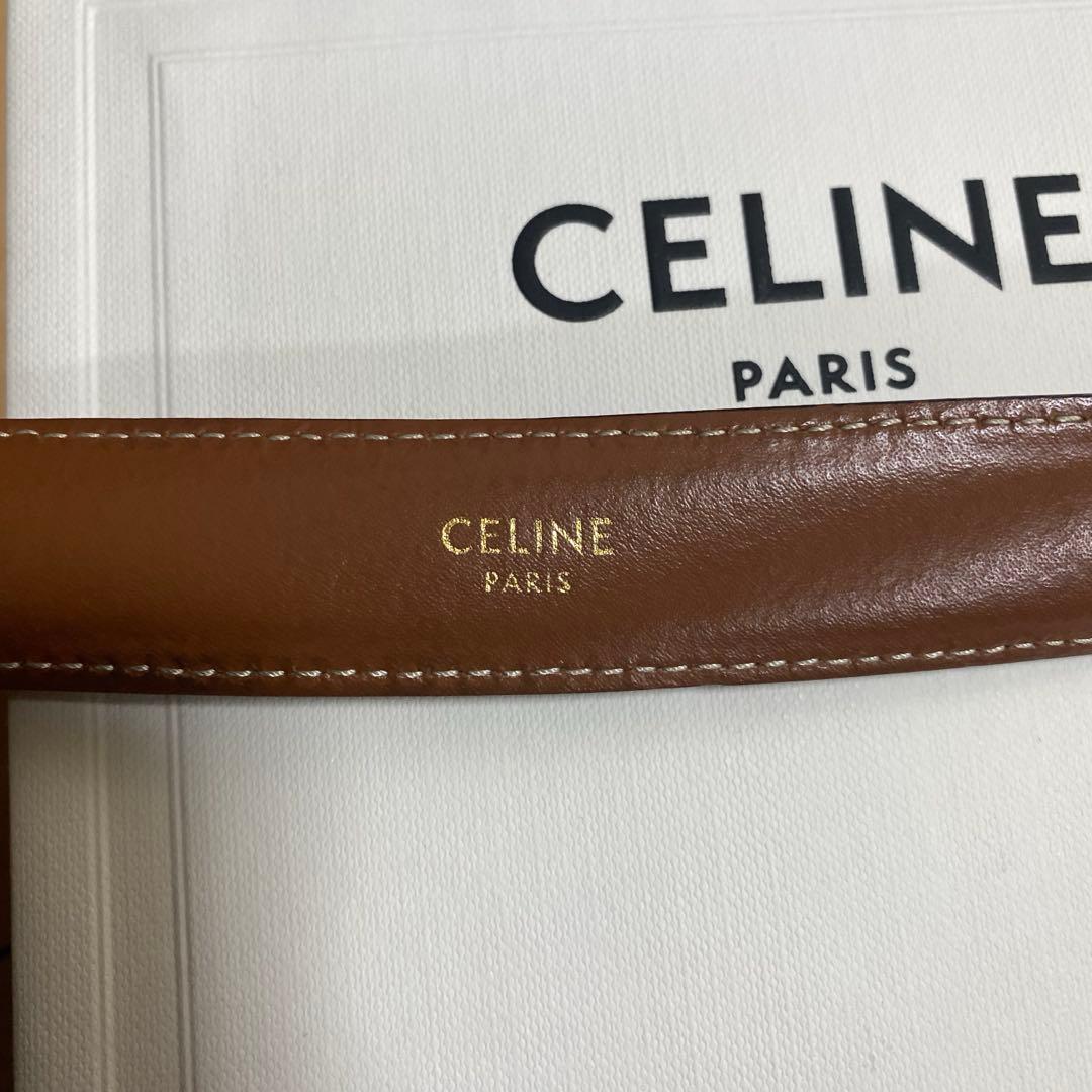 celine トリオンフキャンバス　ベルト