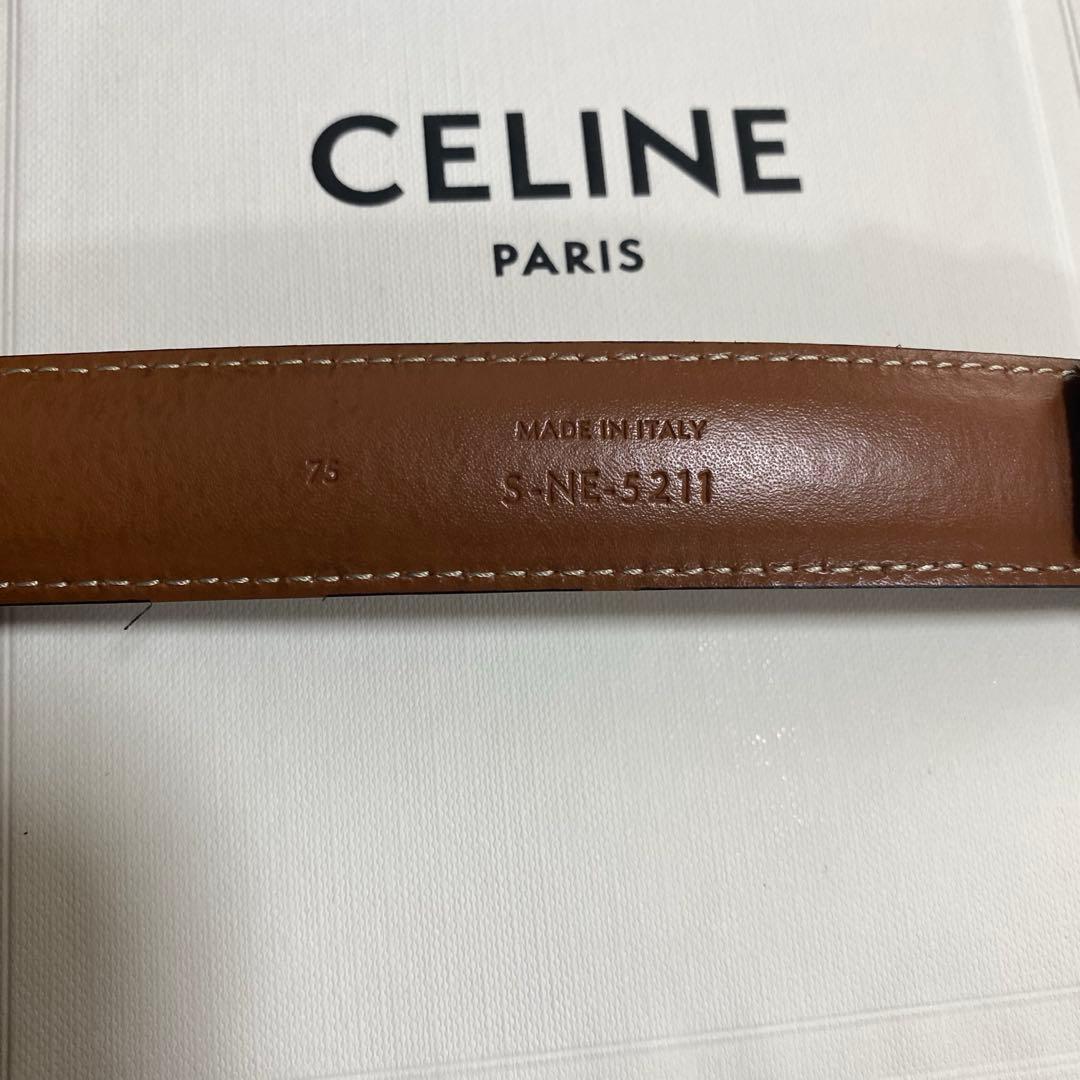 celine トリオンフキャンバス　ベルト