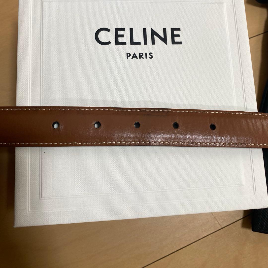 celine トリオンフキャンバス　ベルト