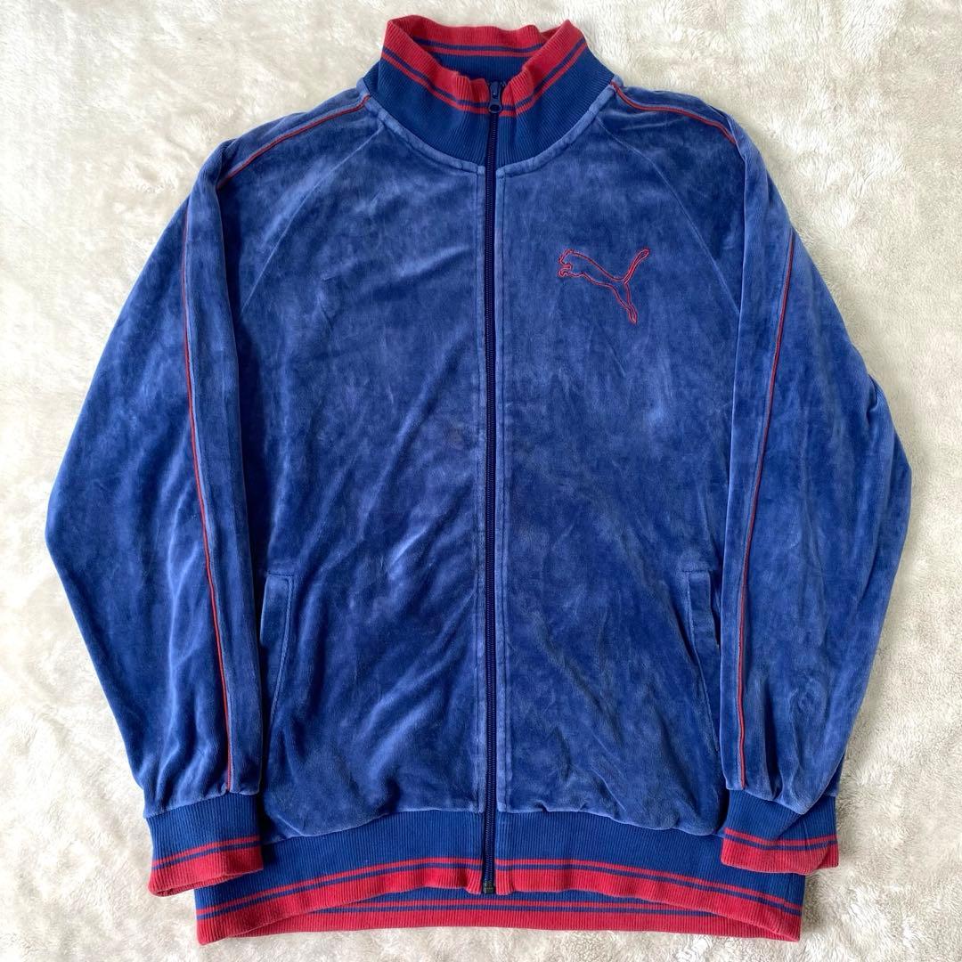 PUMA ✨希少品✨ ベロア トラックジャケット 大きいサイズ ジャージ XO