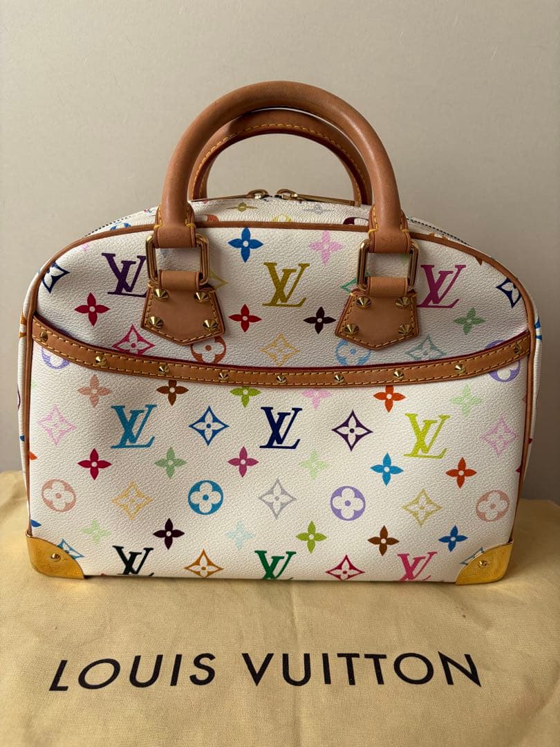 ルイ•ヴィトン　トゥルーヴィルモノグラムマルチカラーハンドバッグ