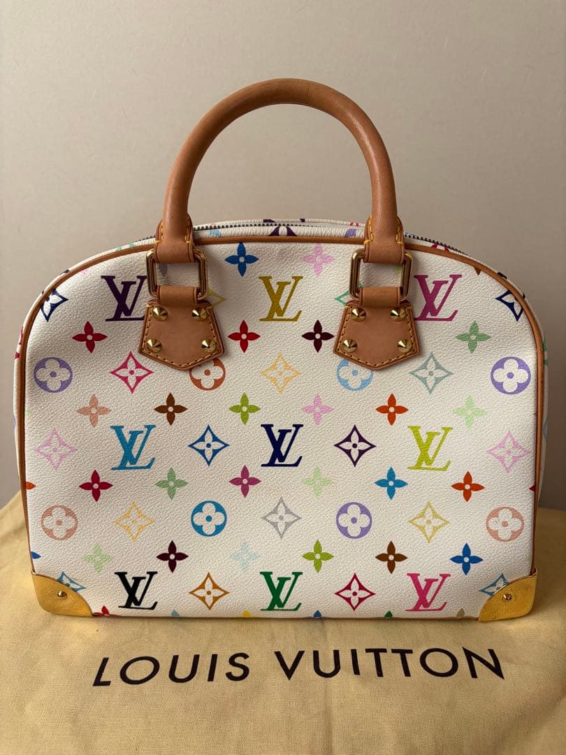 ルイ•ヴィトン　トゥルーヴィルモノグラムマルチカラーハンドバッグ