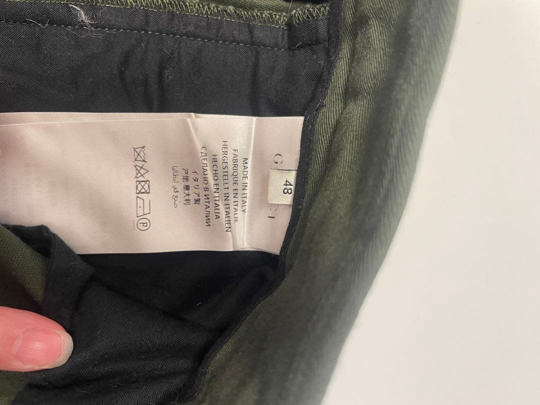 GUCCI オリーブグリーン チノパン　size48