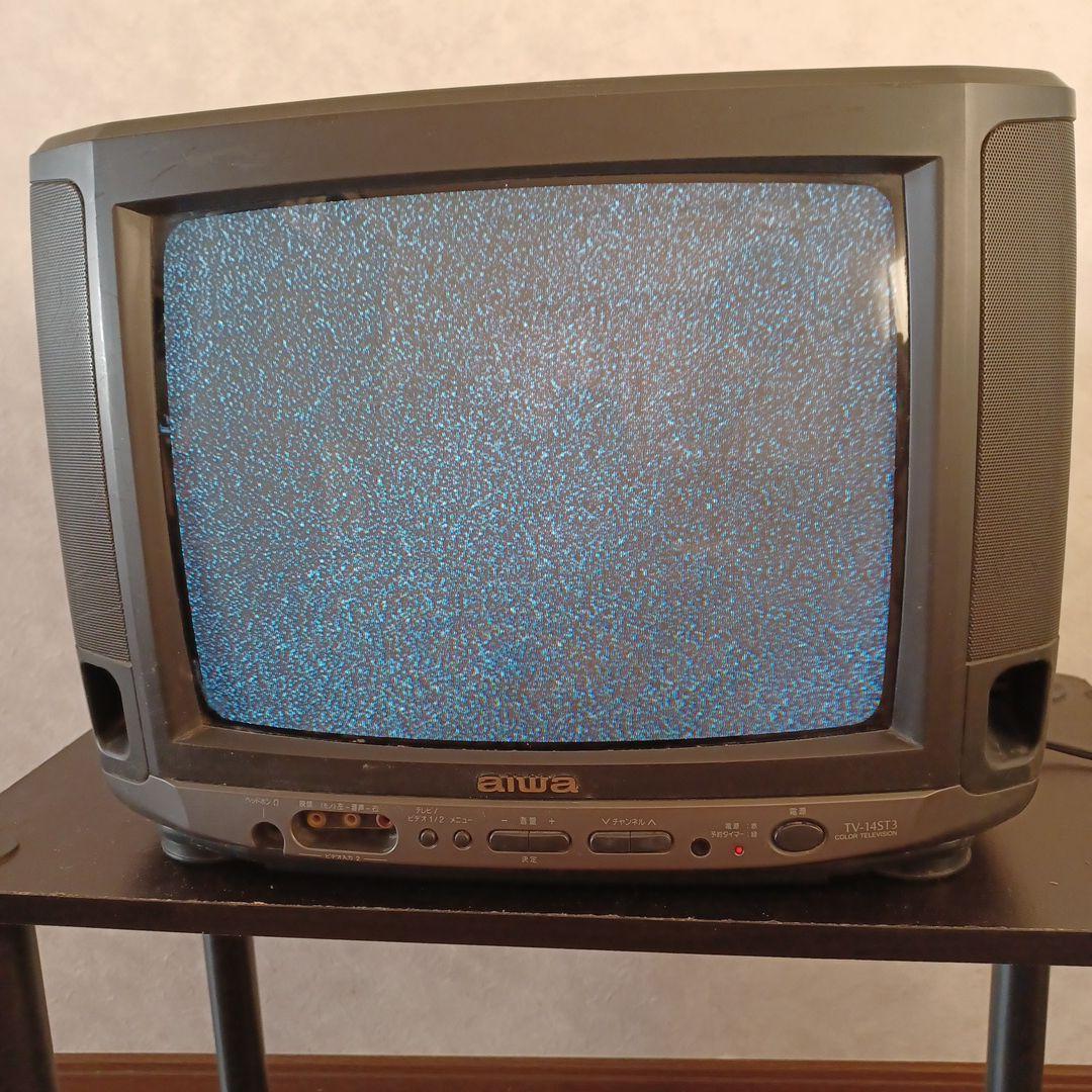 aiwa ブラウン管テレビ リモコン・説明書付き