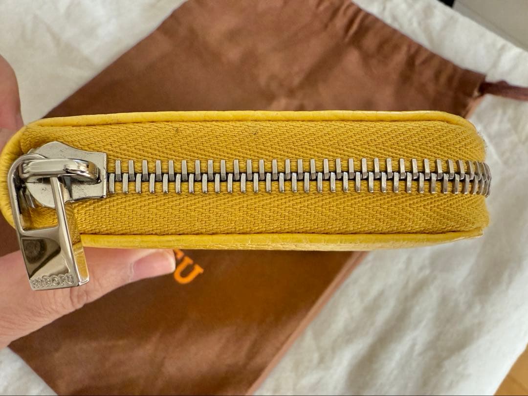 【美品】希少サンプル⭐︎HIROFU ヒロフ ラウンドファスナー長財布