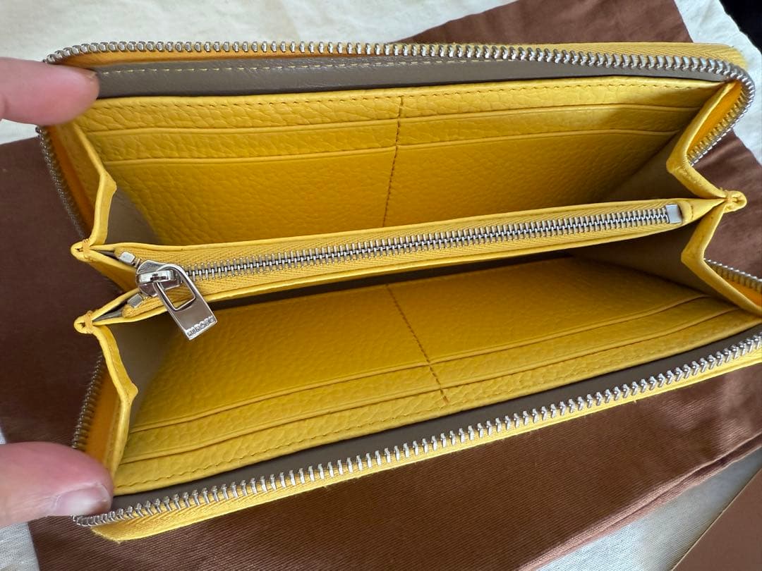 【美品】希少サンプル⭐︎HIROFU ヒロフ ラウンドファスナー長財布