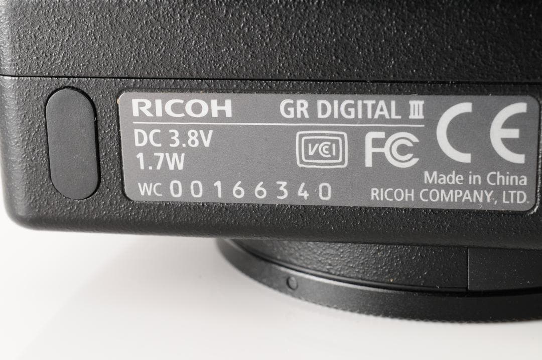 [美品 元箱付き] リコー RICOH GR DIGITAL III