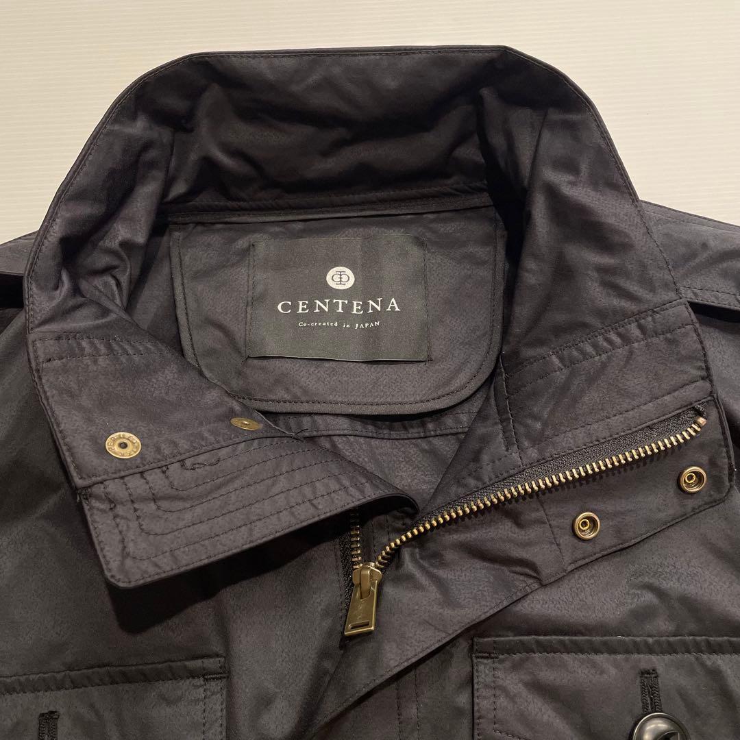 CENTENA センテナ 日本製 ブラック ミリタリージャケット