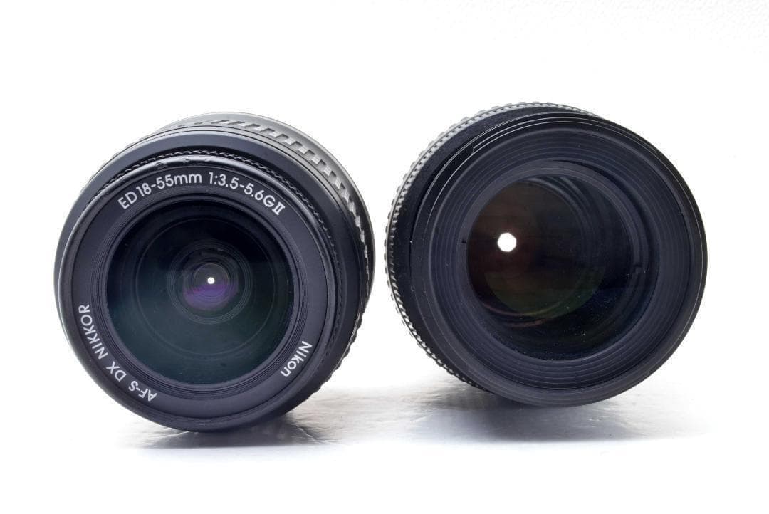 ダブルレンズ Nikon D40x 初心者 一眼レフ　入門モデル スマホ転送付