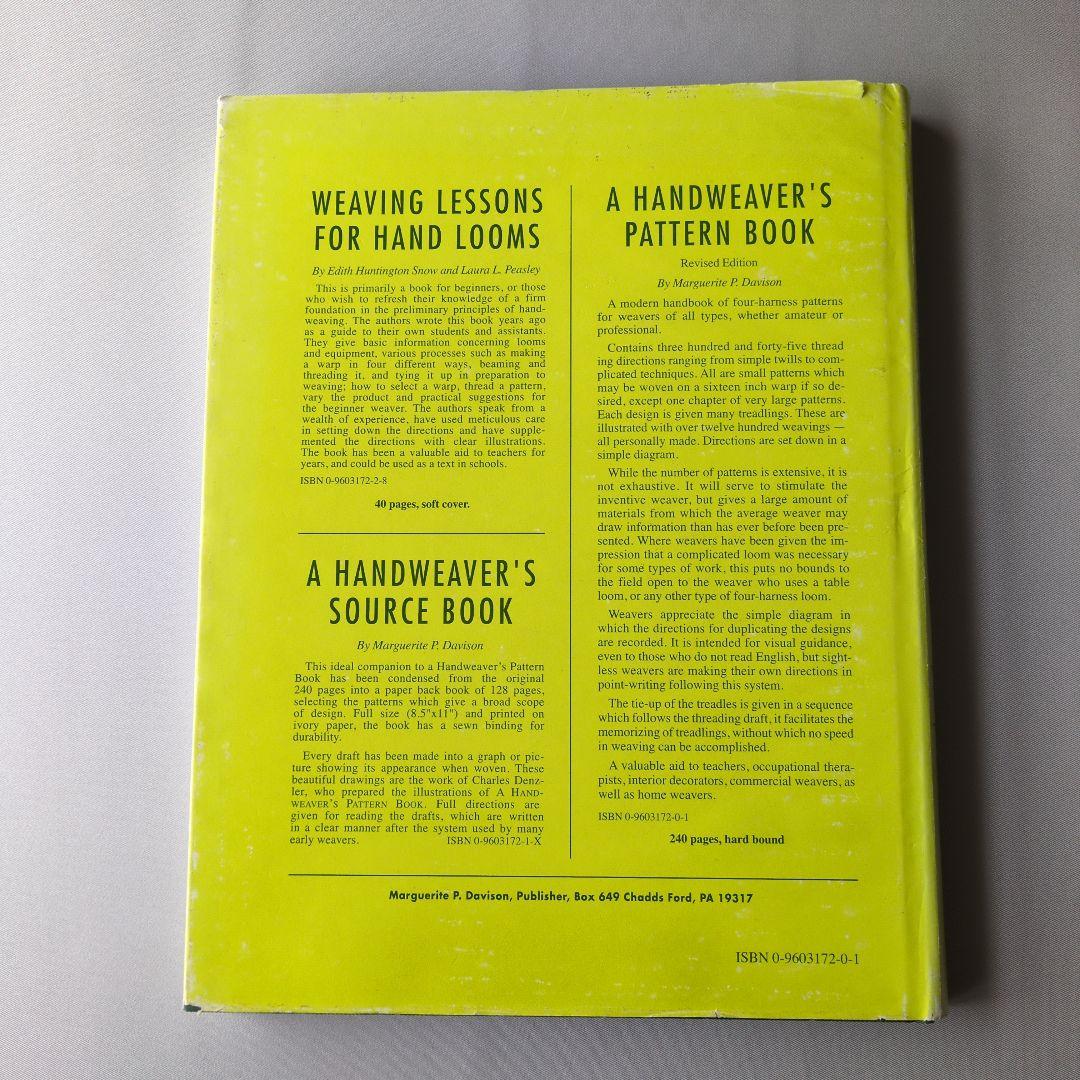 c*e様 【古書】A HANDWEAVER'S PATTERN BOOK