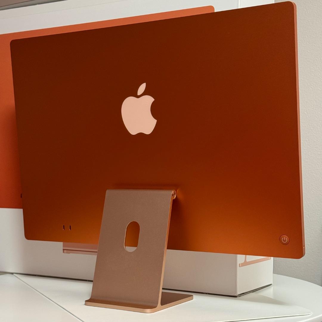 【美品】iMac 24インチ M4 16GB SSD 256GB オレンジ