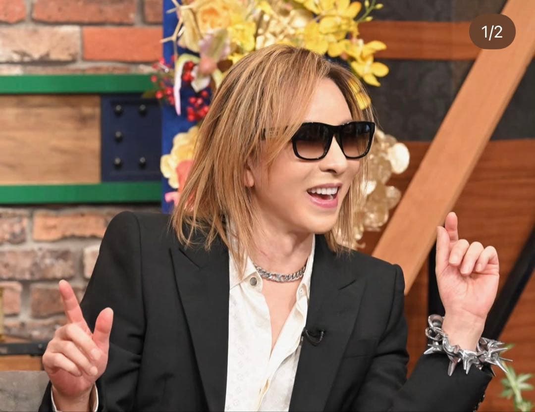 年末年始、頻繁に着用！YOSHIKI Dior サングラス