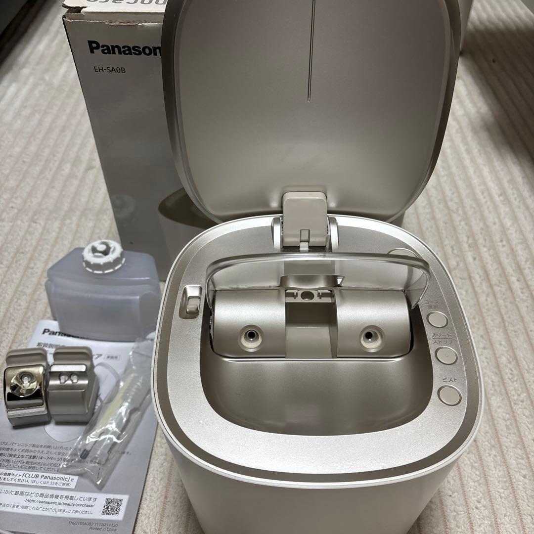 スチームナノケア　パナソニック　スチーマー　大理石柄