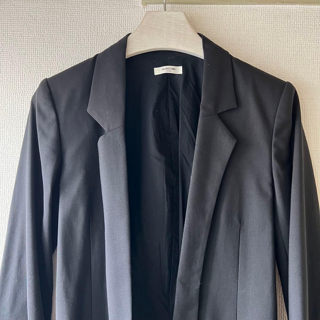 美品　HELMUT LANG ブラック ウールテーラードジャケット