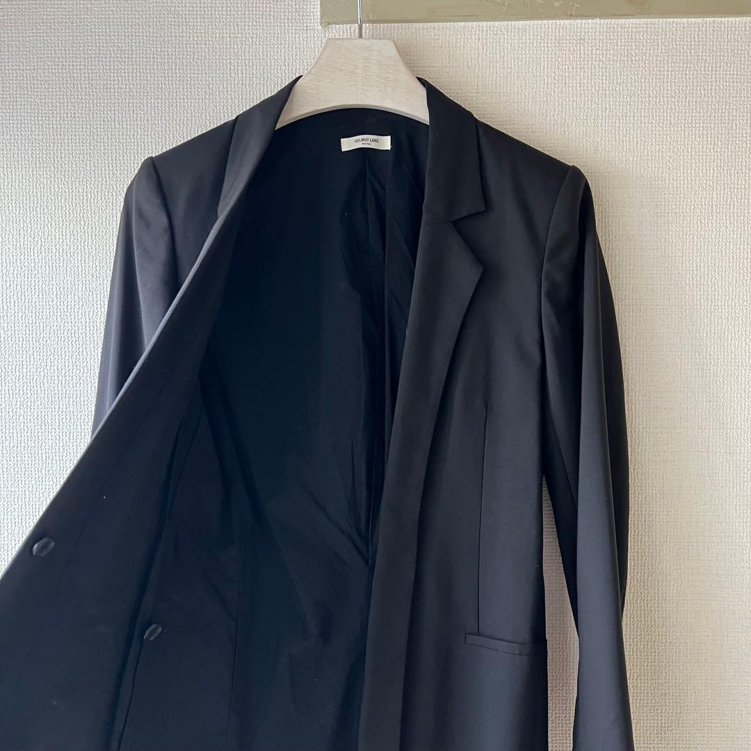 美品　HELMUT LANG ブラック ウールテーラードジャケット