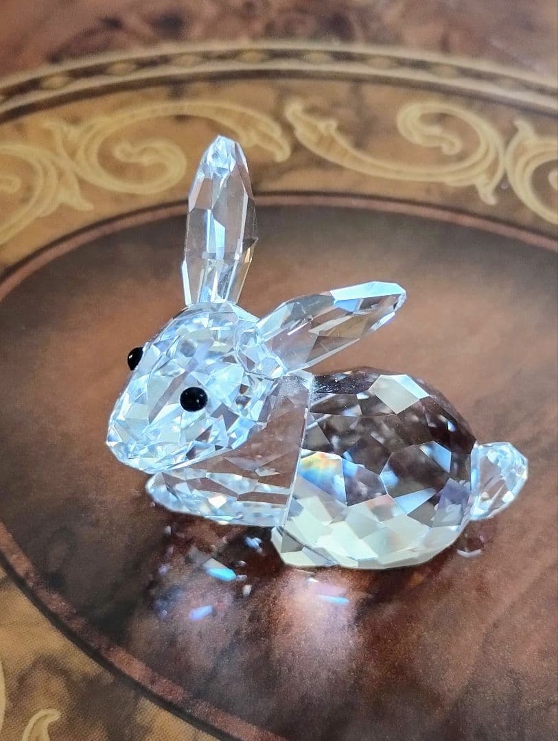 スワロフスキーのウサギ　2個セット