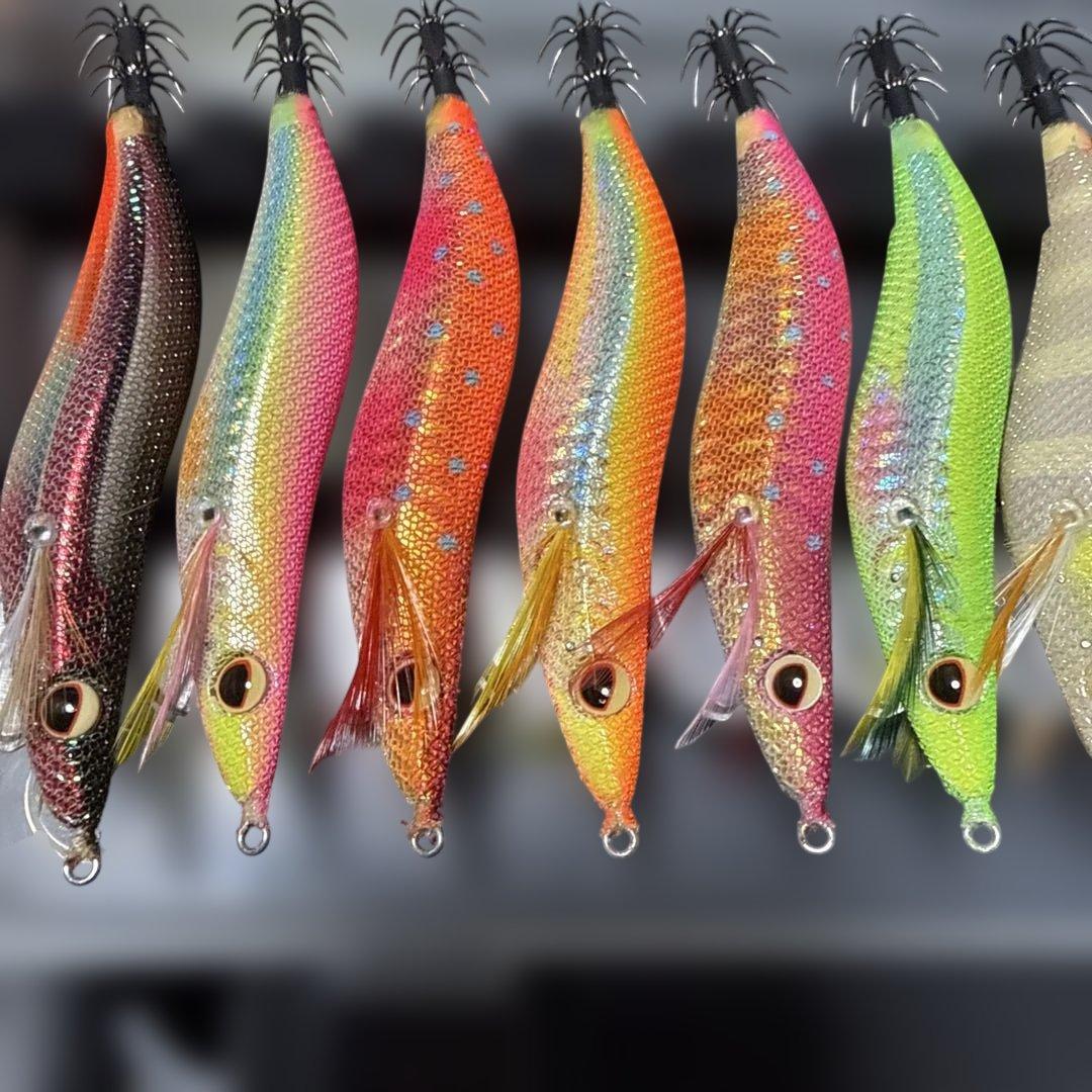 エバーグリーン エギ、ドリフト番長、シマノフラッシュブースト3号 13個セット