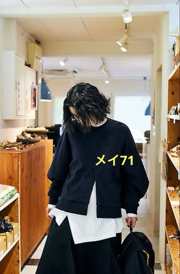 トップス nagonstans front vents pullover