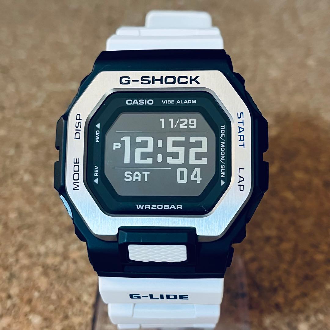 美品】カシオGーSHOCK/G ーライド/GBXー100NSー1JFタイドグラフ