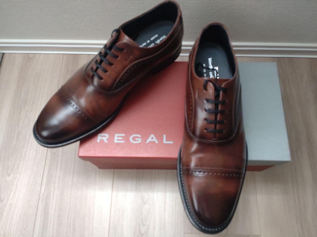 【3日間使用】REGAL ビジネスシューズ　31HR　ブラウン26cm 日本製
