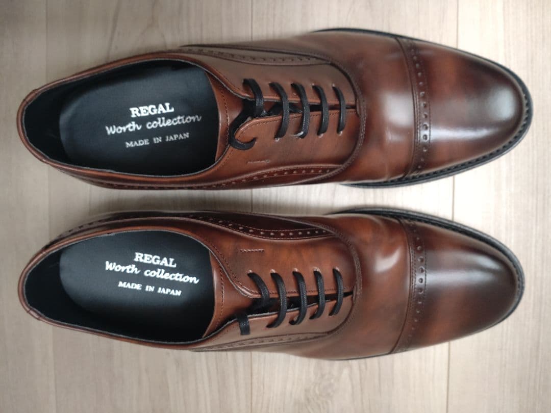 【3日間使用】REGAL ビジネスシューズ　31HR　ブラウン26cm 日本製
