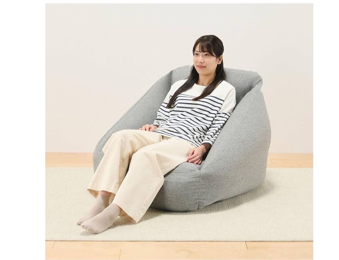 未使用　完売品　無印良品　空気でできたソファ イエロー