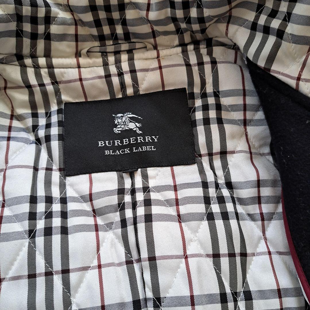 BURBERRY BLACK LABEL ネイビー ダッフルコート