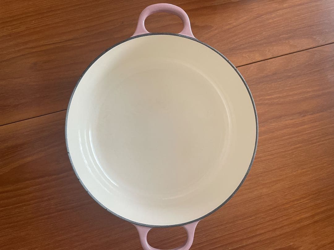 LE CREUSET シフォンピンク 両手鍋 24cm
