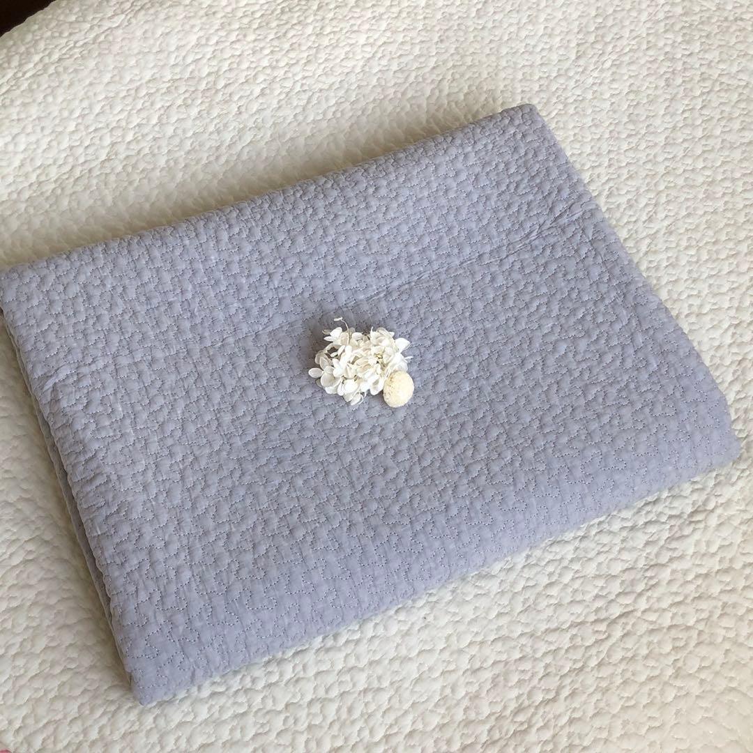 まさこ　韓国イブル クラウド柄ラベンダーグレ&ピンクー 150×200cm