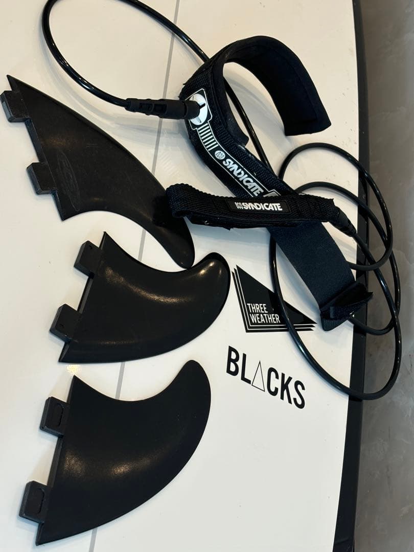 【*☆様 サーフボード Three weather BLACKS BK 4点セッ