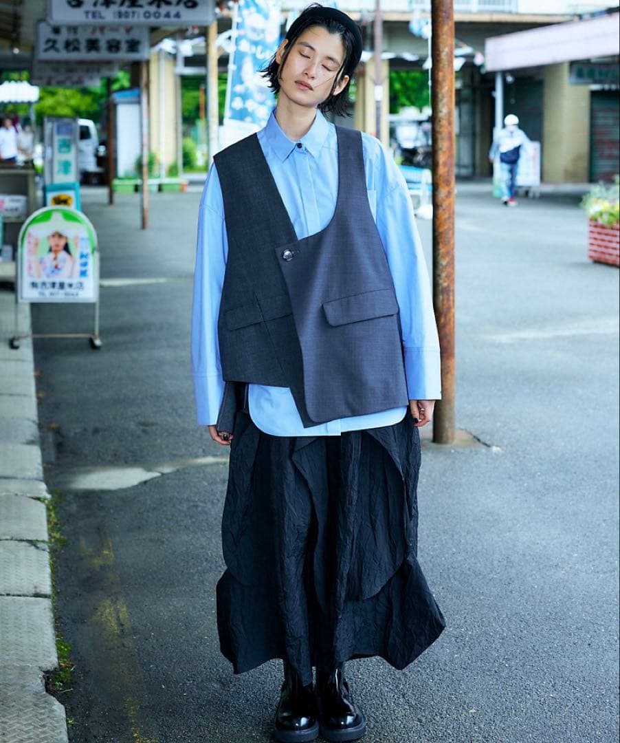 andymamy エンフォルド ASYMMETRY VEST ベスト