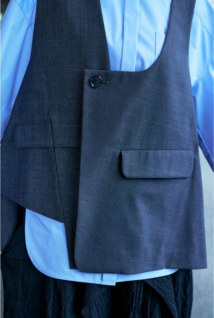 andymamy エンフォルド ASYMMETRY VEST ベスト