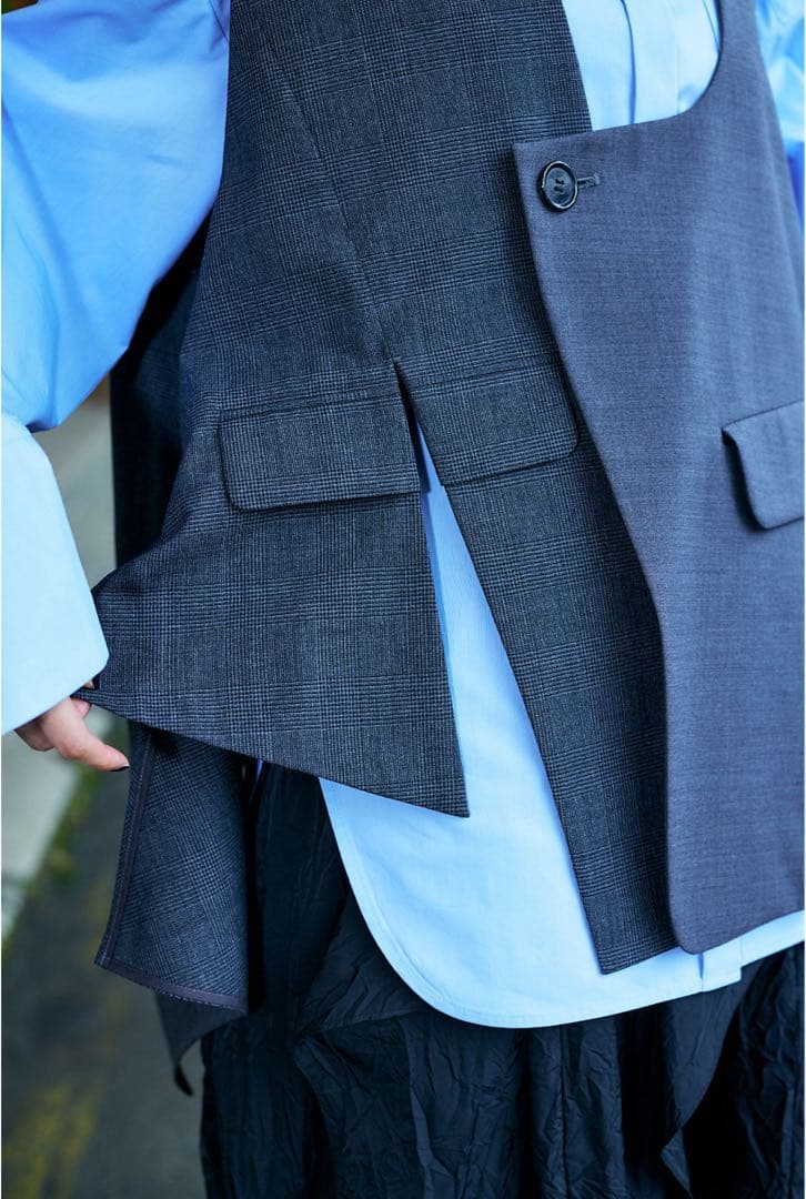 andymamy エンフォルド ASYMMETRY VEST ベスト