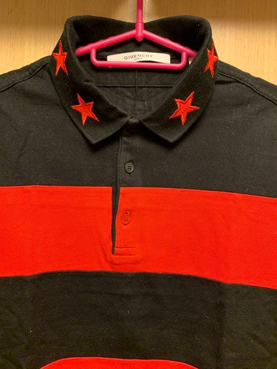 正規 Givenchy ジバンシィ ボーダー ポロシャツ