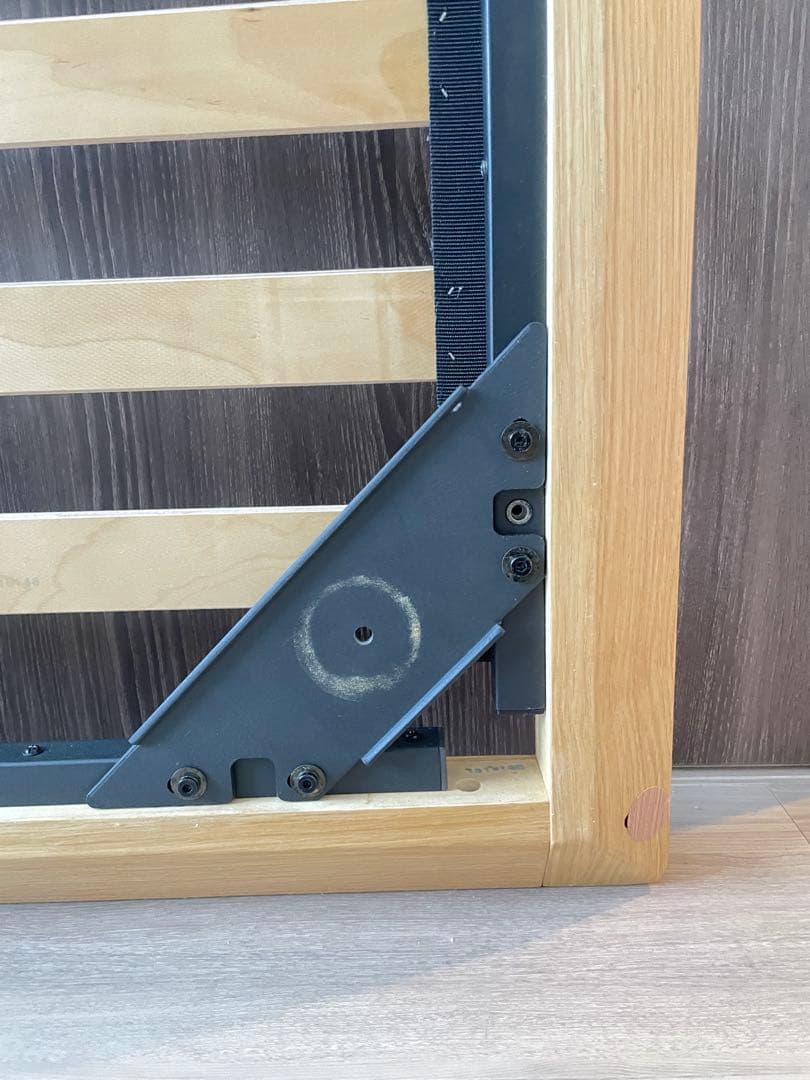 無印良品　ダブルベッドフレーム　オーク