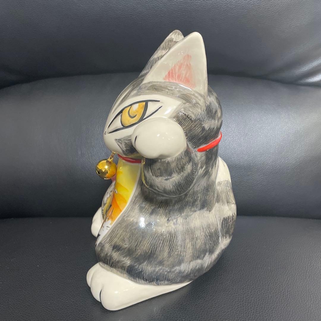 ゴ*キ様 【レア】福招きだやん　ダヤン　陶器　置物　招き猫　縁起物