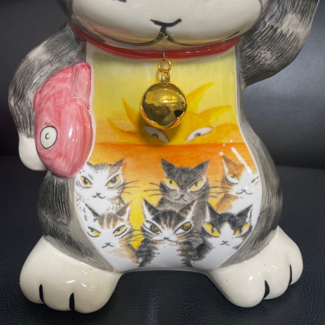 ゴ*キ様 【レア】福招きだやん　ダヤン　陶器　置物　招き猫　縁起物