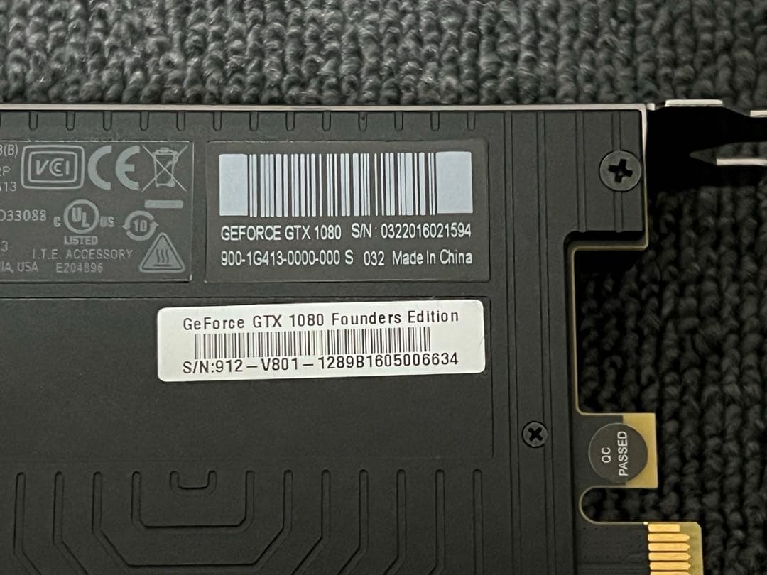 グラフィックボード・グラボ・ビデオカード GeForce GTX 1080