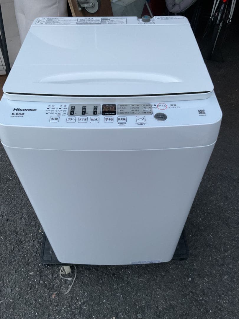 ハイセンスの全自動電気洗濯機「HW-55E2W」