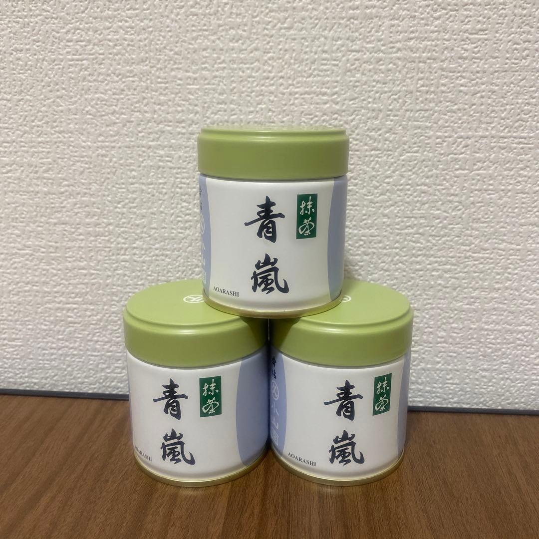 丸久小山園 青嵐 抹茶 40g缶×3